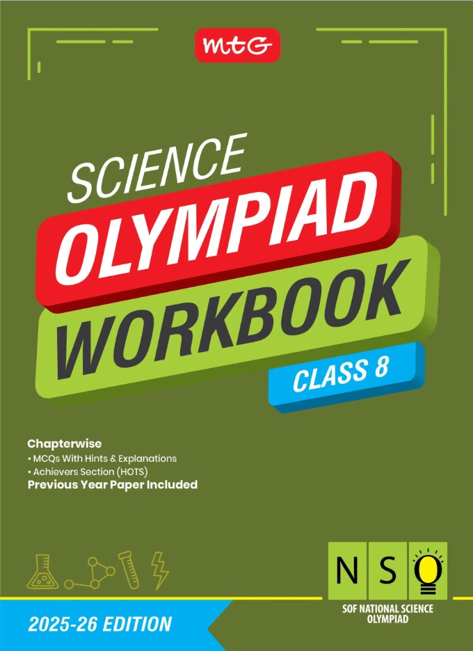 MTG National Science Olympiad (NSO) Workbook for Class 8 - SOF Olympiad Preparation Books | 2025-2026 Edition